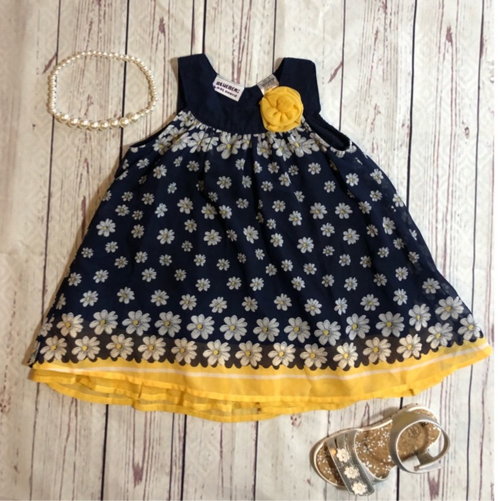 Blueber Boulevard daisy dress